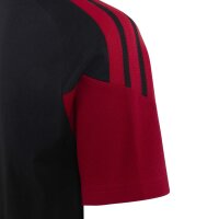 adidas Manchester United Tiro Cotton T-Shirt Kinder - black