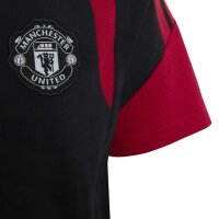 adidas Manchester United Tiro Cotton T-Shirt Kinder - black