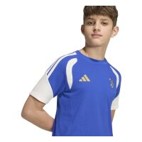 adidas Juventus Turin Tiro 25 Sweat T-Shirt Kinder - boblue/cloud white