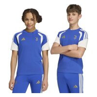 adidas Juventus Turin Tiro 25 Sweat T-Shirt Kinder - boblue/cloud white