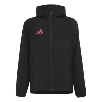 adidas Tiro Travel Jacke Kinder - black/powpnk