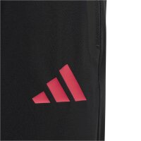 adidas Tiro Travel Woven Trainingshose lang Kinder - black/powpnk