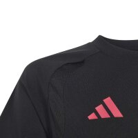 adidas Tiro Travel T-Shirt Kinder - black/powpnk