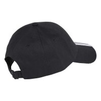 adidas Bball 3 Stripes New Logo Cap - black/white