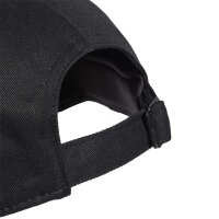 adidas Bball 3 Stripes New Logo Cap - black/white