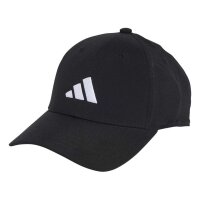 adidas Bball Lightweight Emb New Logo Cap - black/white