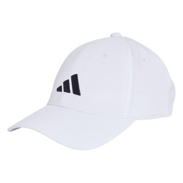 adidas Bball Lightweight Emb New Logo Cap - white/black
