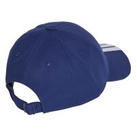adidas Bball 3 Stripes New Logo Cap - dkblue/white