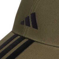 adidas Bball 3 Stripes New Logo Cap - olistr/black