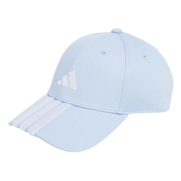 adidas Bball 3 Stripes New Logo Cap - globlu/white
