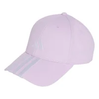 adidas Bball 3 Stripes New Logo Cap - clpink/white