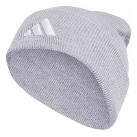 adidas New Logo Cuff Beanie - lgreyh/white