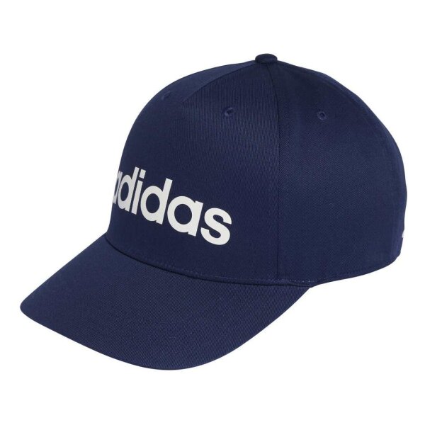 adidas Linear Baseball Cap - dkblue/white