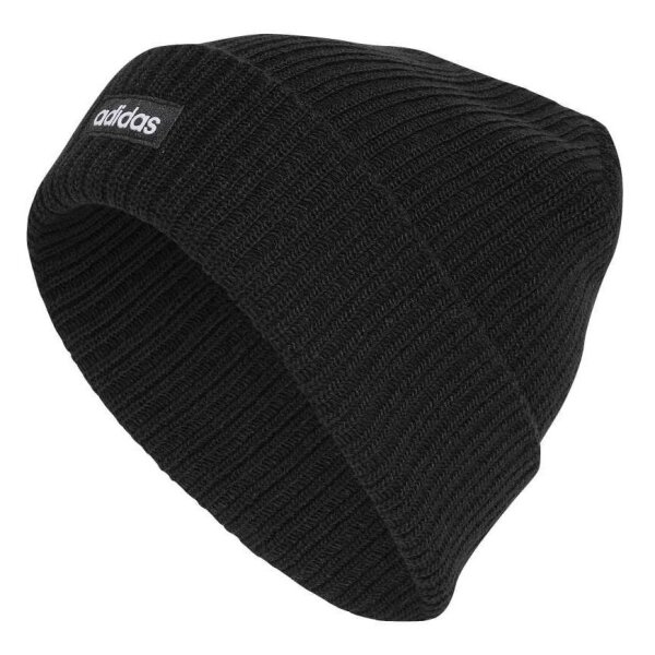 adidas Linear Cuff Beanie - black/white