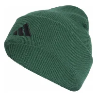 adidas New Logo Cuff Beanie - cgreen/black