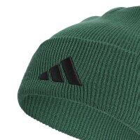 adidas New Logo Cuff Beanie - cgreen/black