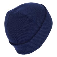 adidas New Logo Cuff Beanie - dkblue/black