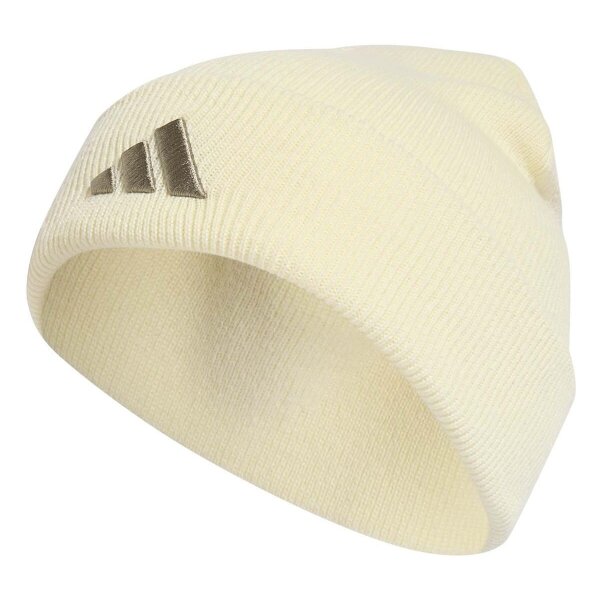 adidas New Logo Cuff Beanie - ivory/silpeb
