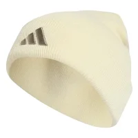 adidas New Logo Cuff Beanie - ivory/silpeb