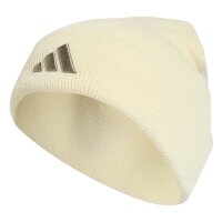 adidas New Logo Cuff Beanie - ivory/silpeb