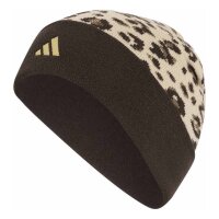 adidas Leo Beanie - crli/dbrown/goldmt