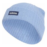 adidas Linear Cuff Beanie - globlu/dkblue/ivory