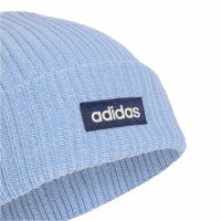 adidas Linear Cuff Beanie - globlu/dkblue/ivory