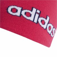 adidas Linear Beanie - powpnk/dkblue/white