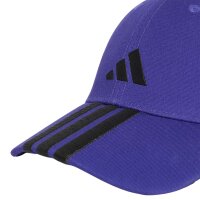 adidas Bball 3 Stripes New Logo Cap - purpur/black