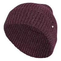 adidas Glow Beanie - maroon/white/maroon