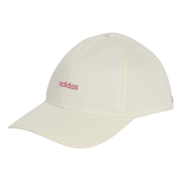 adidas Linear Embroidery Baseball Cap - owhite/pnkfus