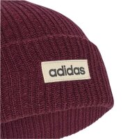 adidas Linear Cuff Beanie - maroon/crli/black