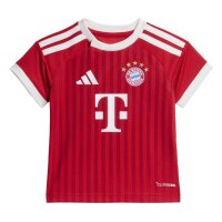 adidas FC Bayern Heim Babykit Trikotset Baby - betsca/white