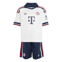 adidas FC Bayern Auswärts Mini Trikotset Kinder - white