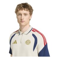 adidas FC Bayern Polo Herren - aluminium/nindig