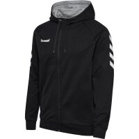 HUMMEL GO Cotton Zip Hoodie Herren - schwarz