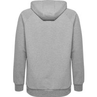 hummel GO Cotton Hoodie Herren - grau/weiß-2XL