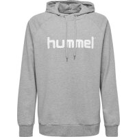 hummel hmlGO Kids Cotton Logo Hoodie Kinder - grau