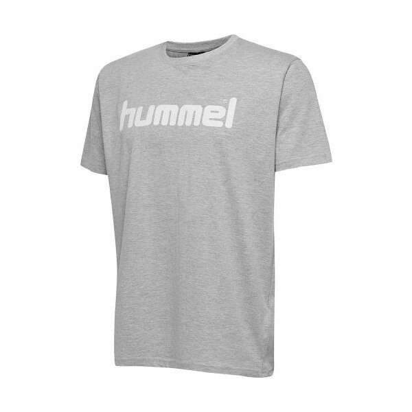 hummel GO Cotton T-Shirt Herren - grau-S