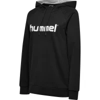 hummel Hmlgo Cotton Logo Hoodie - Damen - black