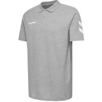 hummel Hmlgo Cotton Polo - Herren - grey melange
