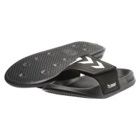 hummel Larsen Slipper Velcro Badelatschen Unisex - schwarz
