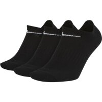 Nike Everyday Lightweight Training No-Show Socken 3er Pack - schwarz 34-38