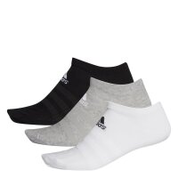 adidas Light Low Cut Socken 3er Pack - weiß/grau/schwarz 46-48