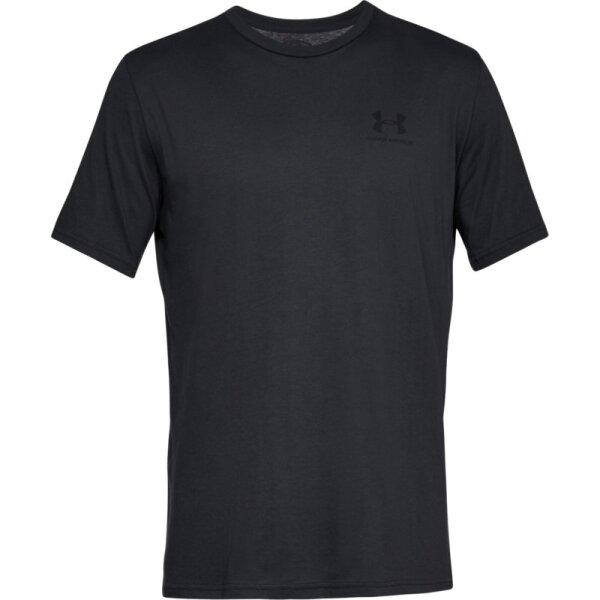 Under Armour Herren Shirt Sportstyle Left Chest - schwarz M
