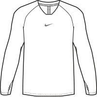 Nike Park Funktionsshirt Langarm Herren - weiß