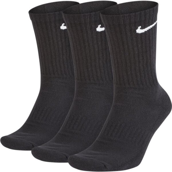 Nike Everyday Cushion Crew Trainingssocken 3er Pack - schwarz-46-50