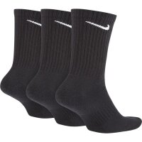 Nike Everyday Cushion Crew Trainingssocken 3er Pack - schwarz-46-50