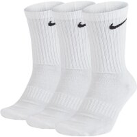 Nike Everyday Cushion Crew Trainingssocken 3er Pack - weiß 38-42