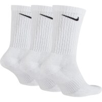 Nike Everyday Cushion Crew Trainingssocken 3er Pack - weiß 38-42